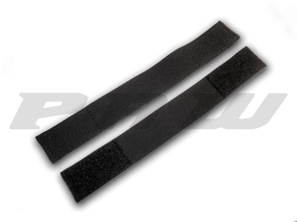 elastic knee and calf straps